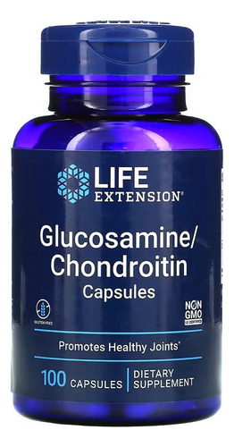 Life Extension Glucosamina Y Condroitina 100 Caps Sfn Sabor Sin Sabor