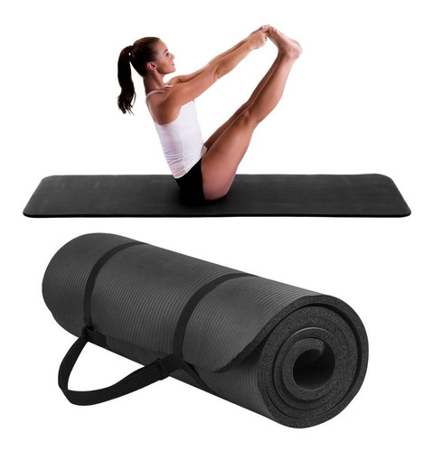 Colchoneta Mat Extragrueso Zenith Ejercicio Yoga 13mm Correa