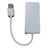 Hub Usb 4 Portas 2.0  Entrada Tipo Usb Cor Branco