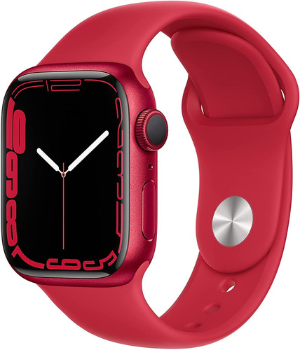 Nuevo Reloj Tactil Apple Watch Serie7 C/gps, Sport Band Rojo