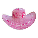 Sombrero 23 Fibras Extrafino Fucsia Original A Mano