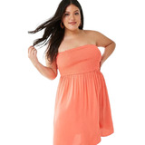 Vestido Strapless Forever 21 Plus Nuevo Con Etiqueta! 677