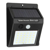 Lámpara Solar De Pared 30 Led Sensor Alumbra Mas Que Otros M