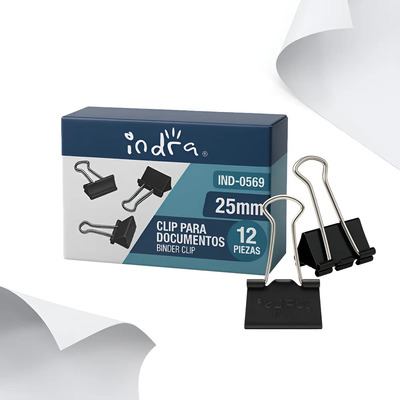 Broches Mariposa Indra Clip Sujeta Papeles 25mm 12pzs | MercadoLibre