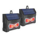 2 Dispositivos Repelentes Solares Ultrasónicos A Prueba De A