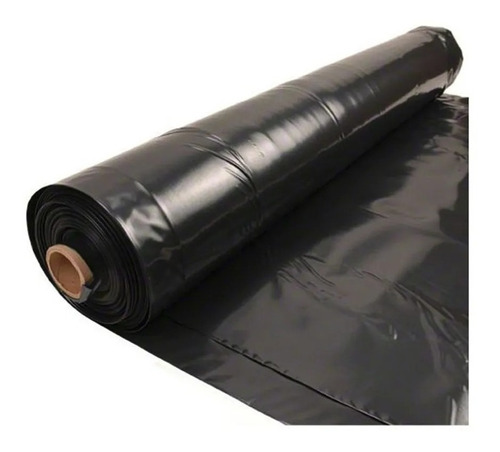 Nylon Polietileno Negro Construcción Ancho 4x100 Mts 100 Mic