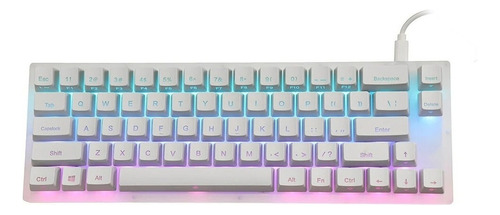 Teclado Mecánico Acrílico Para Juegos Gamakay K66 60% Rgb