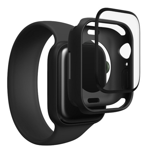 Vidrio Templado Zagg Para Apple Watch 45 Mm Negro