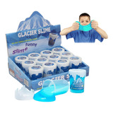 Slime Glaciar Moldeable Elástica Juguete Niños Pote X 12u