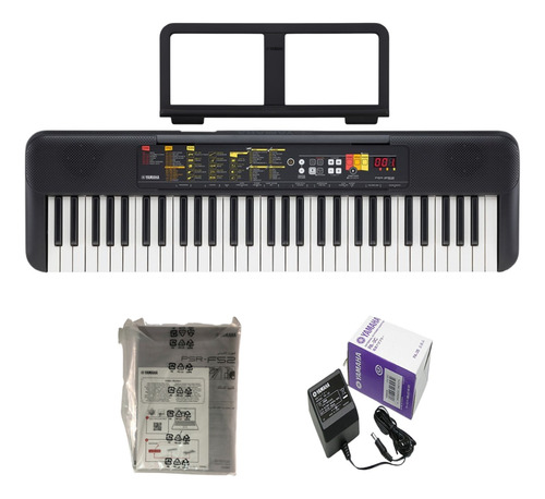Teclado Organeta Yamaha Psr-f52 Con Adaptador Original Pa3c