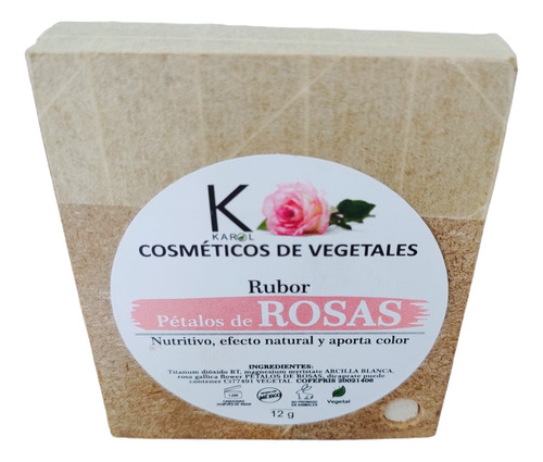 Rubor De Pétalos De Rosas Vegetal Y Vegano