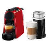 Cafetera Nespresso Essenza Mini A3kd30-ar Aeroccino Rojo 1