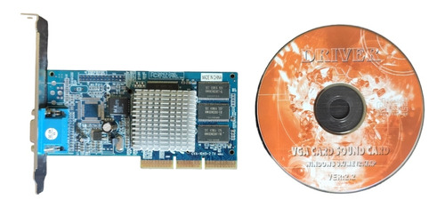 Placa De Vídeo 32mb Tnt2 M64 Para Jogos Pcs Antigos Vga 