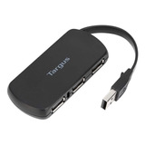 Targus - Hub 4 Puertos Usb 2.0 - Windows, Mac, Ach114us