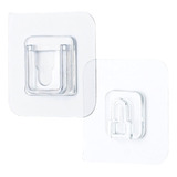 Enganche Clip Para Colgar Multiuso Percha Pack X 2 Adhesivo