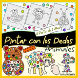 Pintar Con Los Dedos | Animales | A Partir De 2 Años: Mi Pri