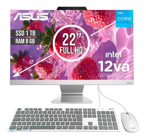 Todo En Uno Asus Intel Core I3 1215u Ssd 1tb + Ram 8gb