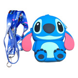 Monedero Silicon Monedas Escuela Kinder Stitch Lanyard 