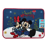 Tapete Disney Christmas Navidad Mickey Y Minnie Mouse