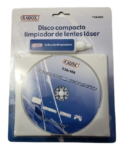 Disco Compacto Limpiador De Lentes Láser Con Solución