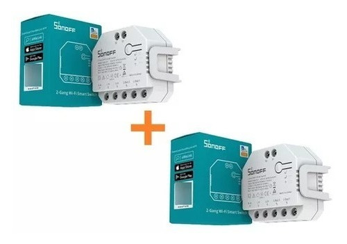 Sonoff Dual R3 X2u - 2 Canales Wifi Inter Google Alexa Smart