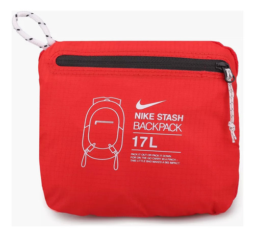 Mochila Nike Stash Db0635 Plegable 17 Litros