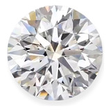 Diamante Auténtico 3 Mm 0.15 Ct Vs2 F De Laboratorio 