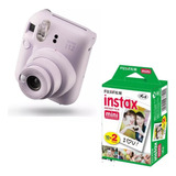 Kit Câmera Instax Mini 12 Instantanea Cor Lilás + 20 Fotos 