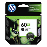 Cartucho De Tinta Hp 60 Xl Black (cc641wb ) Lacrado F4580