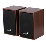 N Parlante 2.0 Genius Sp-hf180 Wooden 6w Usb