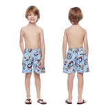 Kit 8 Short Tactel Esporte Praia Piscina Menino Mauricinho 