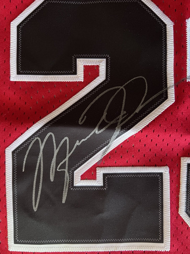 Michael Jordan Chicago Bulls Jersey Autografiado