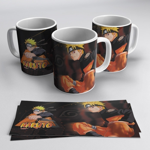 Plantillas Sublimación Tazas Realidad Aumentada Naruto