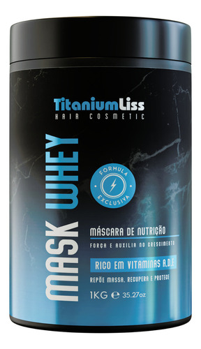 Máscara De Nutrição Mask Whey Titanium Liss 1kg