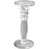 Candelabro Clásico Tipo Cristal Para Velón | 24x11cm