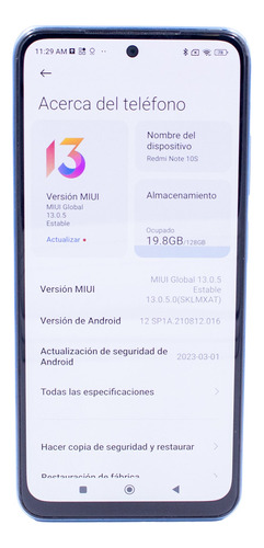 Celular Xiaomi Redmi Note 10s 128 Gb (seminuevo)