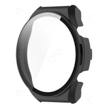 Funda Mica Protectora Para Xiaomi Watch S1 Negro Antigolpes 