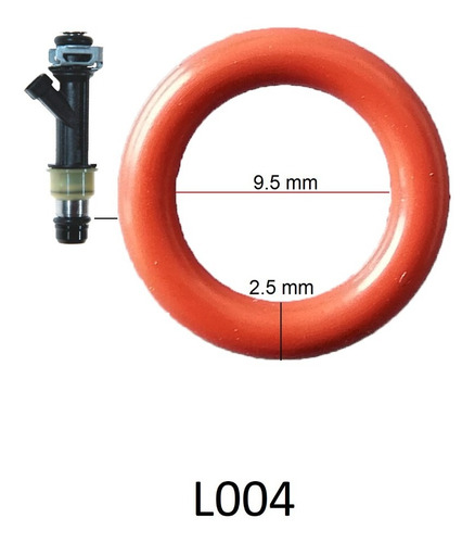 Liga Oring Inferior Inyector Gm Chevy / Tornado (20 Piezas)