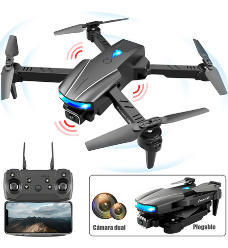 Minidron S85 Pro Recargable 4k Con Cámara Doble Y 2 Baterías