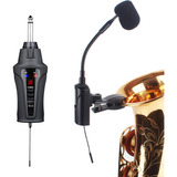 Mamkoes St-5 Sax Micrófono Instrumento Inalámbrico Uhf Mic Y