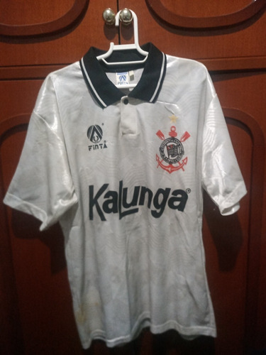 Camisa Corinthians Kalunga Década 90 Tam G N°9 Viola Finta 