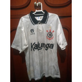 Camisa Corinthians Kalunga Década 90 Tam G N°9 Viola Finta 