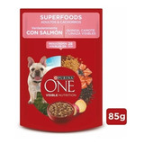 Alimento Húmedo Perro Purina One® Superfoods Sobre 85g X 15