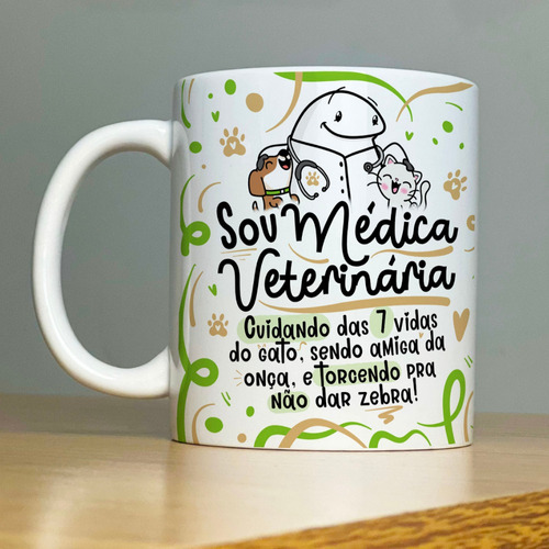 Caneca Meme Bento Flork Profissões 