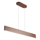 Yisdesign Lampara Colgante Lineal De Madera De 59 Pulgadas,