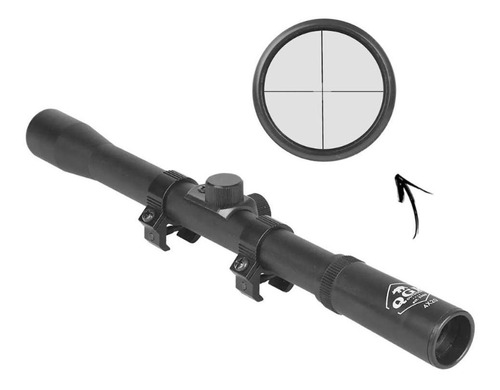 Luneta Mira Telescópica Espingarda Qgk Riflescope 4x20 11mm