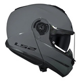 Capacete Ls2 Ff908 Strobe Ii Monocolor Nardo Grey Articulado