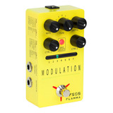 Flamma Fs05 - Pedal De Efectos De Guitarra Con Multimodulac. Color Modulaiton Amarillo