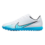 Zapatillas Nike Vapor 15 Club Turf-blanco/azul