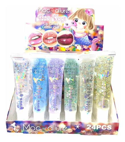 Pack 12 Brillos Labiales Lip Gloss Labios Glitter